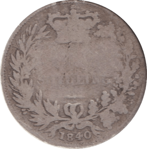 1840 ONE SHILLING ( FAIR ) - SHILLING - Cambridgeshire Coins