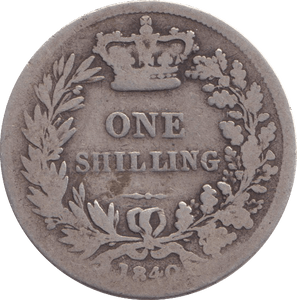 1840 SHILLING ( FAIR ) - SHILLING - Cambridgeshire Coins