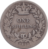 1840 SHILLING ( FAIR ) - SHILLING - Cambridgeshire Coins
