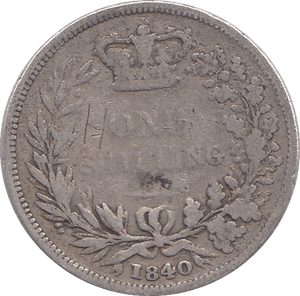 1840 SHILLING ( FAIR ) - SHILLING - Cambridgeshire Coins