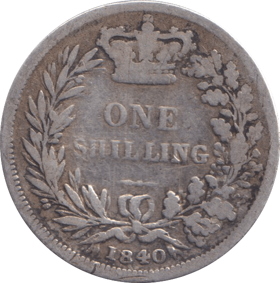 1840 SHILLING ( FINE ) - SHILLING - Cambridgeshire Coins