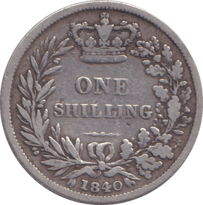 1840 SHILLING ( NF ) 1 - SHILLING - Cambridgeshire Coins
