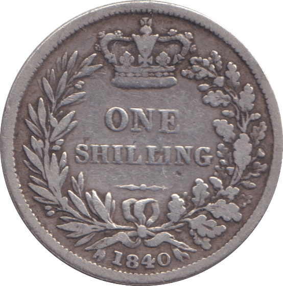 1840 SHILLING ( NF ) 1 - SHILLING - Cambridgeshire Coins