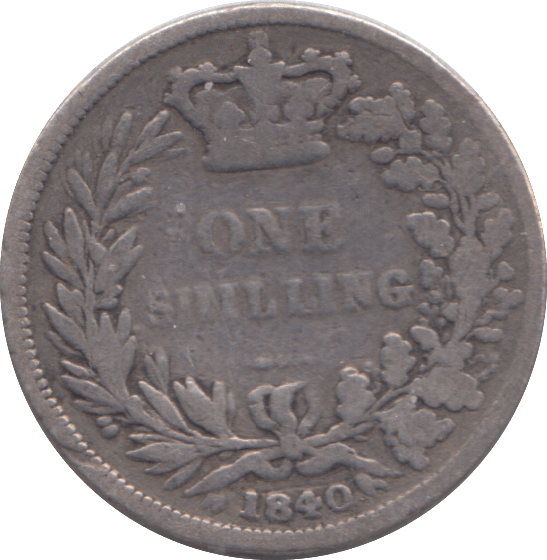 1840 SHILLING ( NF ) - SHILLING - Cambridgeshire Coins