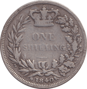 1840 SHILLING ( NF ) - SHILLING - Cambridgeshire Coins