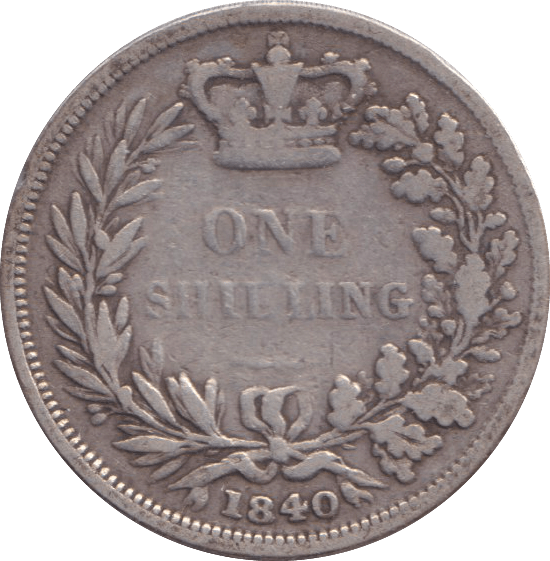 1840 SHILLING ( NF ) - SHILLING - Cambridgeshire Coins