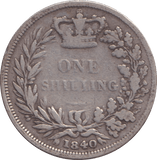 1840 SHILLING ( NF ) - SHILLING - Cambridgeshire Coins