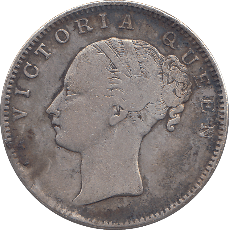 1840 SILVER ONE RUPEE INDIA - SILVER WORLD COINS - Cambridgeshire Coins