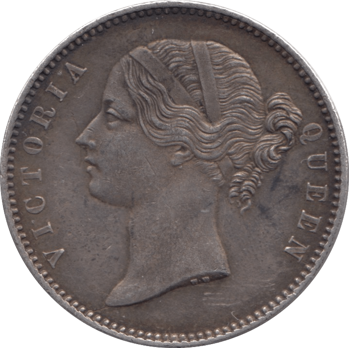 1840 SILVER ONE RUPEE INDIA - SILVER WORLD COINS - Cambridgeshire Coins