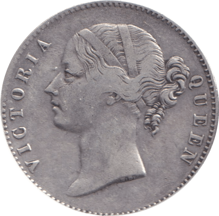 1840 SILVER ONE RUPEE INDIA - SILVER WORLD COINS - Cambridgeshire Coins