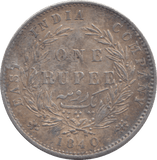 1840 SILVER RUPEE INDIA REF - 2 - SILVER WORLD COINS - Cambridgeshire Coins