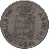 1840 SILVER THREE KREUZER WURTTEMBERG GERMANY - SILVER WORLD COINS - Cambridgeshire Coins