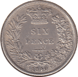 1840 SIXPENCE ( GVF ) - SIXPENCE - Cambridgeshire Coins
