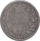 1840 SIXPENCE ( NF ) - SIXPENCE - Cambridgeshire Coins