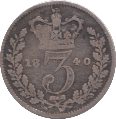 1840 THREEPENCE ( GF ) - THREEPENCE - Cambridgeshire Coins