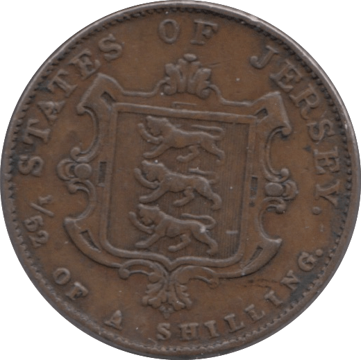 1841 1/52 SHILLING JERSEY - WORLD COINS - Cambridgeshire Coins