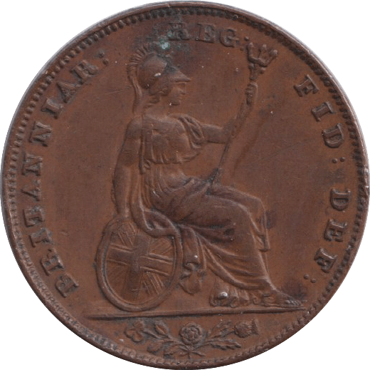1841 FARTHING ( EF ) - FARTHING - Cambridgeshire Coins