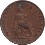 1841 FARTHING ( EF ) - FARTHING - Cambridgeshire Coins