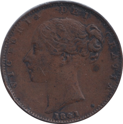 1841 FARTHING F 64 ( VF ) - FARTHING - Cambridgeshire Coins