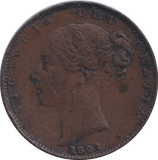 1841 FARTHING F 64 ( VF ) - FARTHING - Cambridgeshire Coins