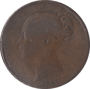 1841 FARTHING ( FINE ) - Farthing - Cambridgeshire Coins