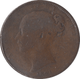 1841 FARTHING ( FINE ) - Farthing - Cambridgeshire Coins
