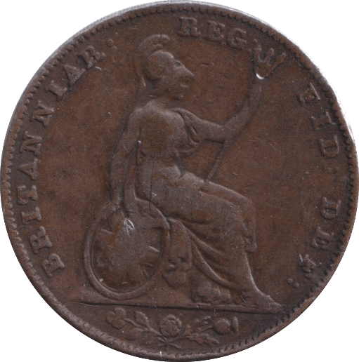 1841 FARTHING ( FINE ) - FARTHING - Cambridgeshire Coins