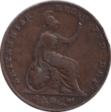 1841 FARTHING ( FINE ) - FARTHING - Cambridgeshire Coins