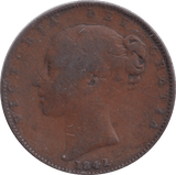 1841 FARTHING ( FINE ) - FARTHING - Cambridgeshire Coins
