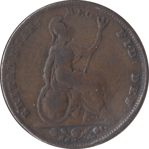 1841 FARTHING ( FINE ) - Farthing - Cambridgeshire Coins