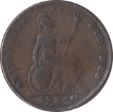 1841 FARTHING ( FINE ) - Farthing - Cambridgeshire Coins