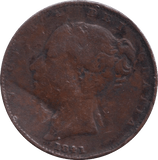 1841 FARTHING ( FINE ) - FARTHING - Cambridgeshire Coins