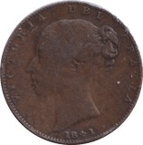 1841 FARTHING ( FINE ) - FARTHING - Cambridgeshire Coins