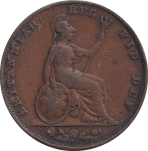 1841 FARTHING ( FINE ) - FARTHING - Cambridgeshire Coins
