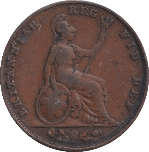 1841 FARTHING ( FINE ) - FARTHING - Cambridgeshire Coins