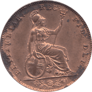 1841 FARTHING ( UNC ) - FARTHING - Cambridgeshire Coins