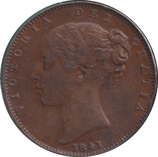 1841 FARTHING ( VF ) - FARTHING - Cambridgeshire Coins