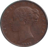1841 FARTHING ( VF ) - FARTHING - Cambridgeshire Coins
