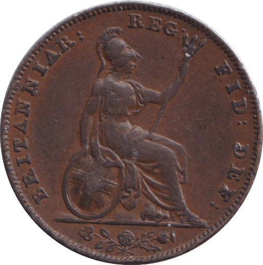 1841 FARTHING ( VF ) - FARTHING - Cambridgeshire Coins