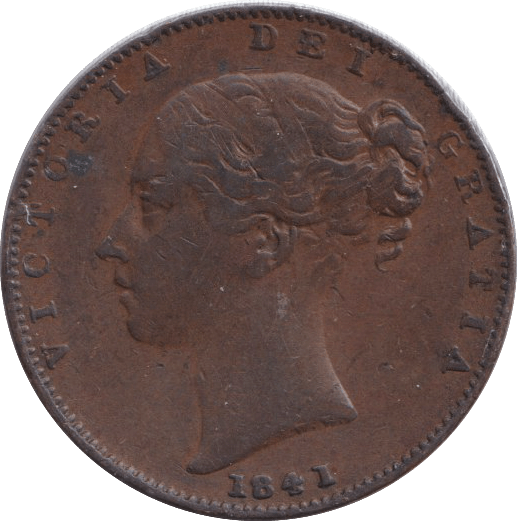 1841 FARTHING ( VF ) - FARTHING - Cambridgeshire Coins