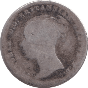 1841 FOURPENCE ( FAIR ) - SIXPENCE - Cambridgeshire Coins