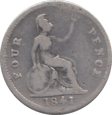 1841 FOURPENCE ( NF ) - FOURPENCE - Cambridgeshire Coins