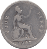 1841 FOURPENCE ( NF ) - FOURPENCE - Cambridgeshire Coins