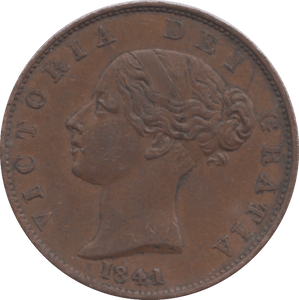 1841 HALFPENNY ( GVF ) - HALFPENNY - Cambridgeshire Coins