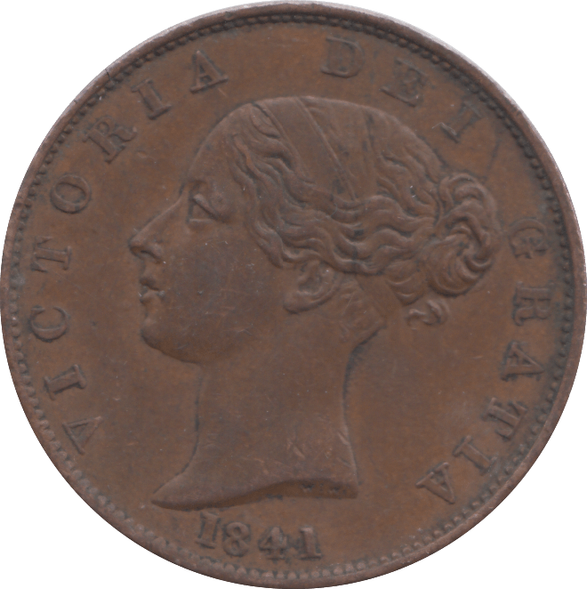1841 HALFPENNY ( GVF ) - HALFPENNY - Cambridgeshire Coins