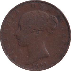 1841 HALFPENNY ( NF ) - HALFPENNY - Cambridgeshire Coins