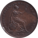 1841 PENNY ( AUNC ) - PENNY - Cambridgeshire Coins