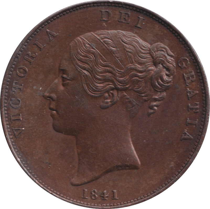1841 PENNY ( AUNC ) - PENNY - Cambridgeshire Coins