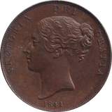 1841 PENNY ( AUNC ) - PENNY - Cambridgeshire Coins