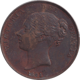 1841 PENNY ( EF ) - PENNY - Cambridgeshire Coins